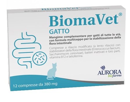 Biomavet Mangime Complementare Per Gatti 300mg 12 Compresse