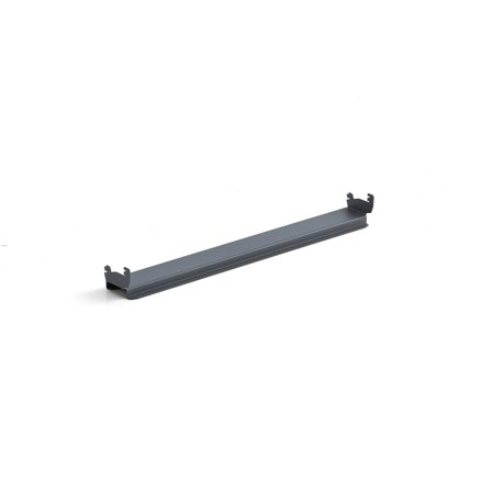 Kleinteilebehälter-Aufhängeschiene für Werkbank ROBUST/SOLID, 670 mm, dunkelgrau