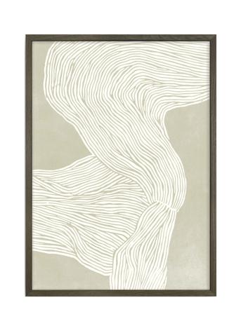The Line No. 08 Home Decoration Posters & Frames Posters Graphical Patterns Beige Hein Studio