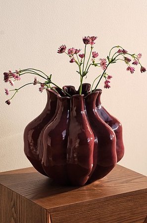 Jotex - Vaas Wijnrood wijnrood - TULIP - Koop Vazen bij Jotex