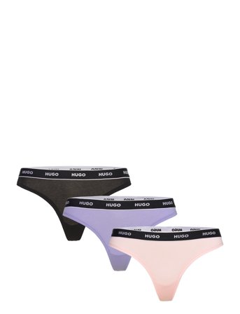 HUGO Triplet Thong Stripe - Purple - XS