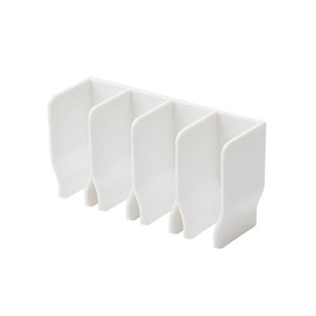 Förvaringsställ utan stansning Väggmonterad förvaringsmapp VIT