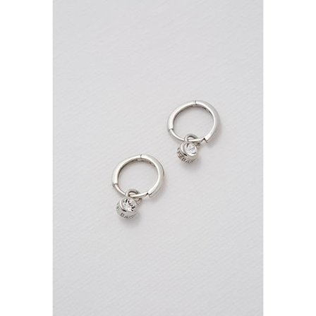 Kristall Huggie Hoop Örhängen för Kvinnor