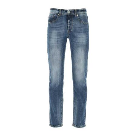 John Richmond, Slim-fit Jeans Blauw, Heren, Maat:W34