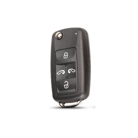 Nøglehus til VW, Sharan, Tiguan, Golf, Sagitar, MK6 Polo, Touareg, Coque-udskiftning, 4/5 knapper
