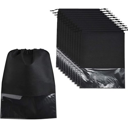 Reseväska för skor (12 stycken), dammskydd för skor, bärbar