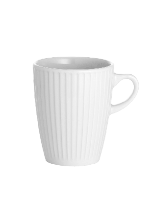 Pillivuyt Mugg Plissé 27 Cl Kök & matlagning Vit