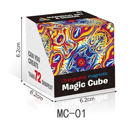 3D Magic Cube Shashibo Shape Shifting box Pusselleksaker present