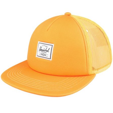 Herschel - Orange trucker Keps - Whaler Mesh Classic Logo Safety Orange Trucker @ Hatstore