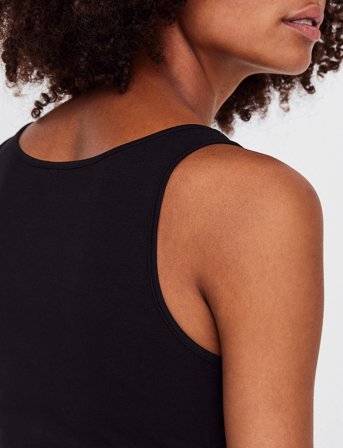 Vero Moda Vmmaxi My Soft Long Tank Top Noos - Black - L