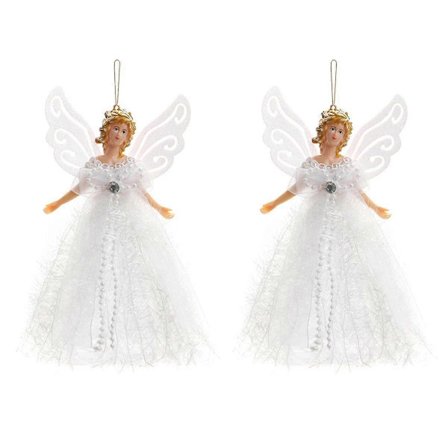 Jule statue anheng Juleflygende engel fe statue ferie dekorasjoner