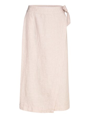 Vivienne Linen Skirt Pink Twist & Tango