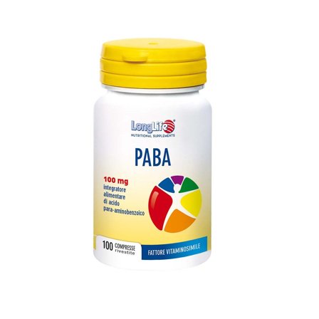 Longlife PABA 100mg 100 Compresse