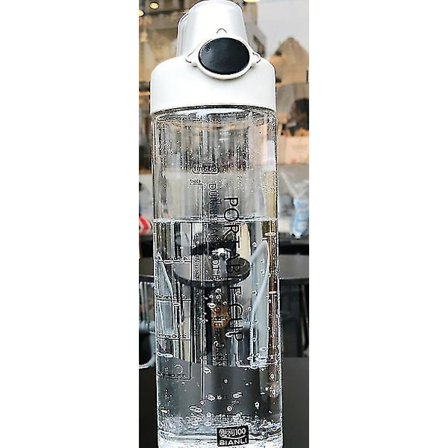 1000ml Explosion Sports Vannflaske Protein Shaker Hvit