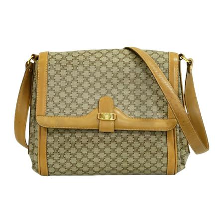 Celine Vintage, Pre-owned Macadam Bag Beige, Dames, Maat:ONE Size