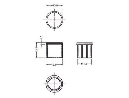 Delock BNC female - støvdeksel