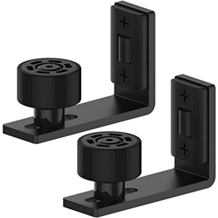 2-pakkaus Liukuvan Ladon Ovi Lattiaohjain Säädettävä Rullaohjain Wal