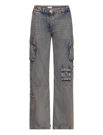 Enbess Cargo Jeans 6856 Trousers Cargo Pants Blå Envii*Betinget Tilbud