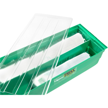 Mopplåda 60cm med lock och mellanvägg