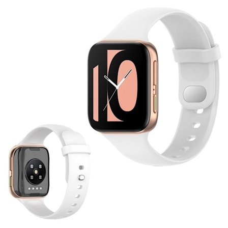 Oppo Watch (41mm) simple silikone rem - hvid