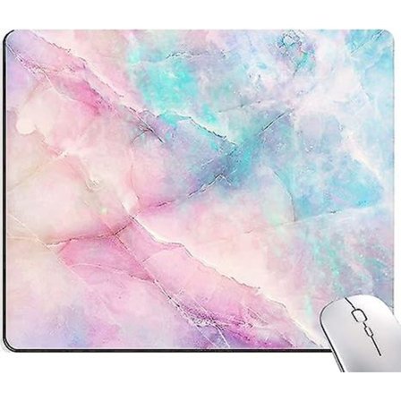 Musmatta, Premium-strukturerad musmatta, halkfri gummibas Musmatta för bärbar dator, dator och dator, 9.57.9 In, drömmarmor