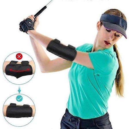 Golf Swing Guide Swing Trainer -harjoituskyynärpää Swing-asento