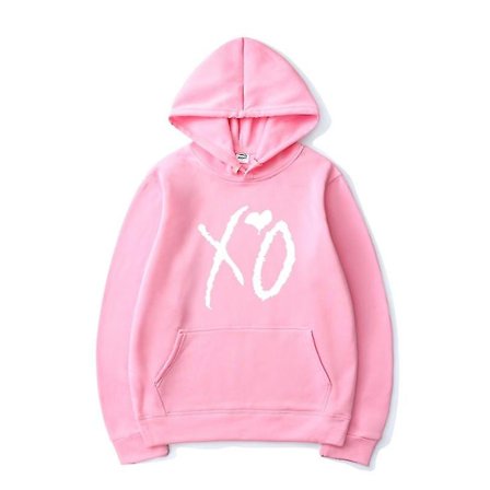 The Weeknd -painettu huppari Xo Mode Print Huppari Miehet Naiset Harajuku Hip Hop Vetoketjullinen Huppari Topit .i