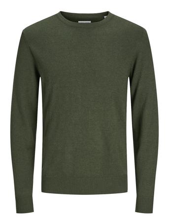 Jjeemil Knit Crew Neck Noos Green Jack & J S