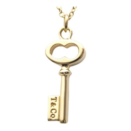 Tiffany & Co. Pre-owned Necklaces gul, Dam Vintage Smycken, Dam, Storlek: ONE SIZE