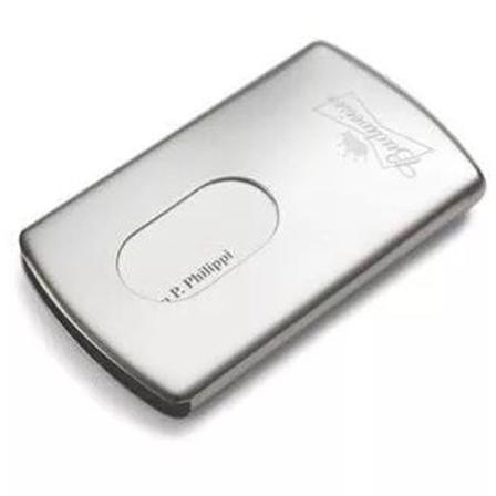 Kortholder i rustfritt stål fra Leman Silver