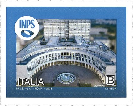 Italien - INPS: Det Nationale Socialsikringsinstitut - Postfrisk frimærke