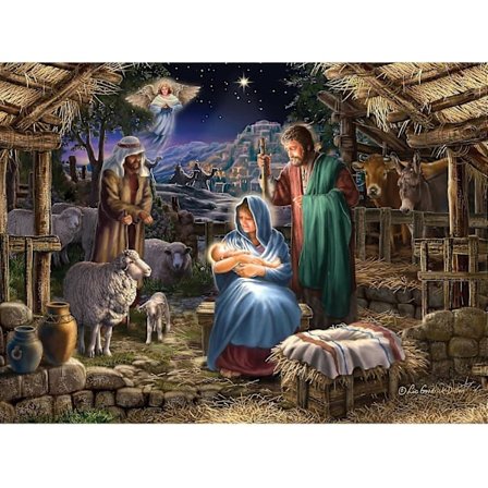 1000-bitars pussel 1000 bitar 'Nativity' Kristet jul-pussel[D]