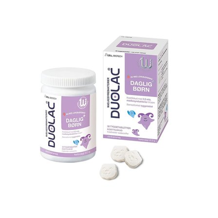 DUOLAC Daglig+ Børn 30 stk, Helse & Madvarer, Mælkesyrebakterier, Mælkesyrebakterier Til Børn