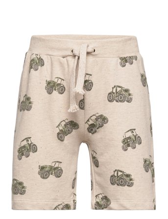 Shorts Sweat Aop Shorts Sweat Shorts Grå Minymo*Betinget Tilbud