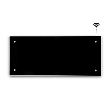 Adax Clea H12KWT Elradiator 1200W, 230V, Wi-fi Svart, Värme