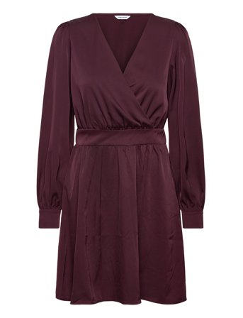 Bubbleroom | Wrap Satin Dress | XS
