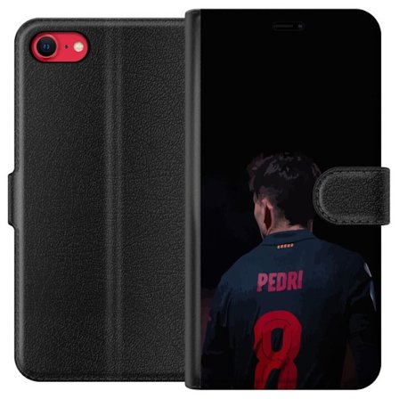 Yhteensopiva Lompakkokotelo Apple iPhone SE (2022) Pedri FC Barcelona Jalkapallo Espanjalainen Keskikenttäpelaaja Maali Urheilumotivaatio Fanit Lapset
