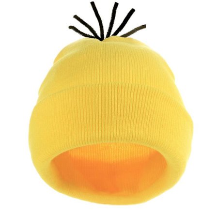 Halloween Gul Beanie Minions Kostymetilbehør Voksen Beanie Lue Cosplay Fest, Kostymer for Barn Voksne B