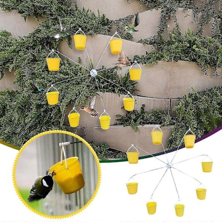 Linnunpyörä Pyörivä Maailmanpyörälelu Lintujen Ruokintalaitteella