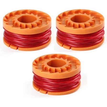 3 X Spole & Trimmertråd Trimmer Spole Tråderstatningsspole