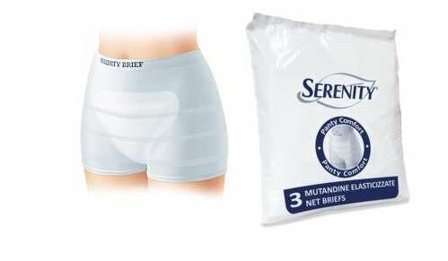 Serenity Panty Comfort Mutandina A Rete Per Incontinenza Taglia L