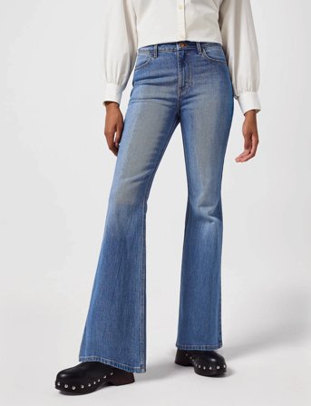 Wrangler Fierce Flare - Blue - 27 x 34