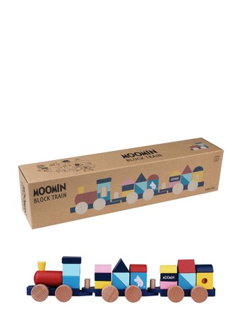 Moomin - Wooden Train Patterned Barbo Toys