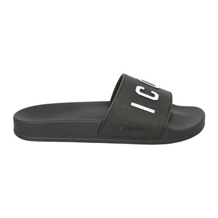 Dsquared2 Sliders , Zwart , Dames , Maat: 38 EU