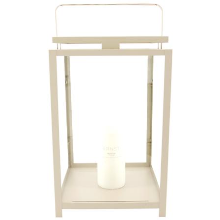 Ernst Metallilyhty kruunukynttilälle beige