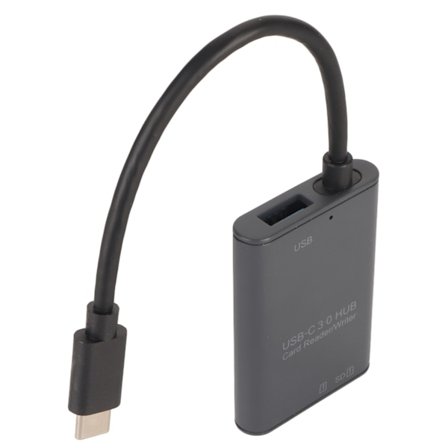 USB C SD-kortleser Multifunksjonell Rask dataoverføring Bærbar Type C Otg Minnekort Adapter for Windows 10