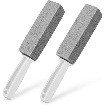 2 stk. pimpstein toalettbørste for rengjøring av hardt toalett DXGHC