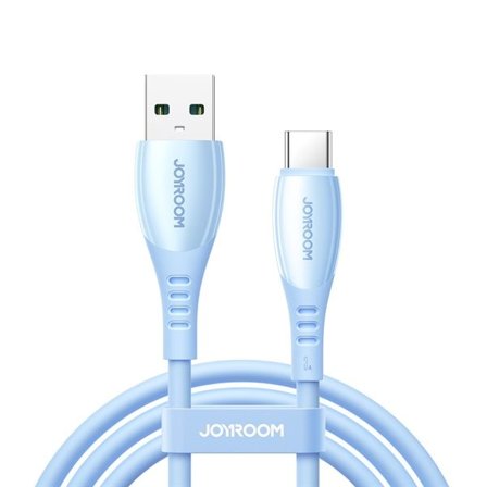 Joyroom S-A59 Vibrant Series 3A USB-A - USB-C-kabel 1,2 m - blå
