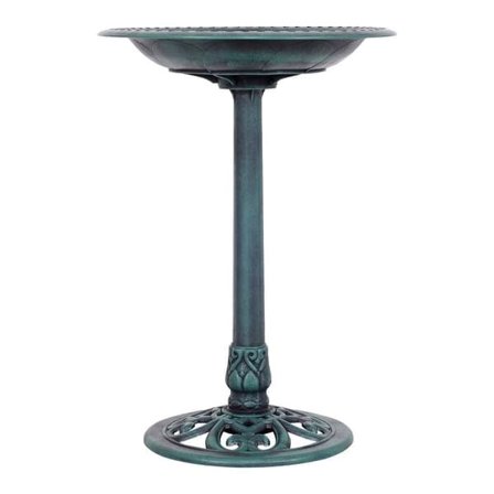 Lintukylpy Vapaasti seisova lintukylpy jalustalla Linnunjuomapaikka Ø50 x 72 cm Vihreä_NN