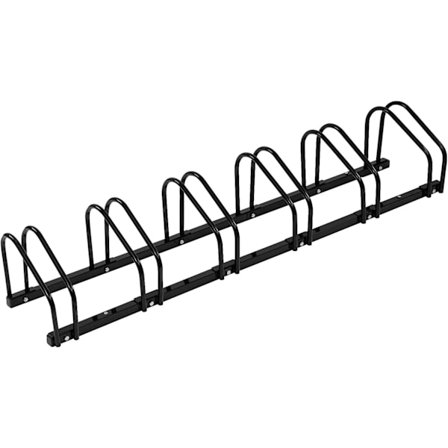 Rootzin galvanoitu rautainen pyöräteline - Pyöräteline - Pyöräteline - Kestävä ja säänkestävä - Helppo asentaa - Yleiskokoinen - 160,5 cm x 32 cm x 27